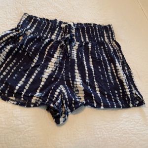 Abercrombie Stretch Waist Tie Dye Shorts